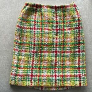 Rare CHANEL multicolor Tweed skirt